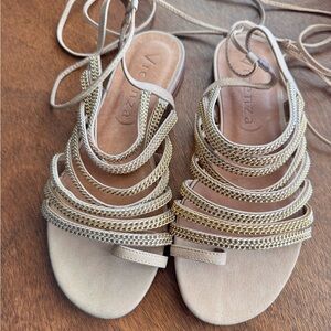 Free People Vicenza Athena Ankle Tie Sandals Women’s 6